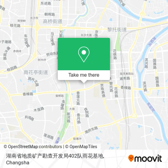 湖南省地质矿产勘查开发局402队雨花基地 map