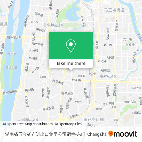 湖南省五金矿产进出口集团公司宿舍-东门 map