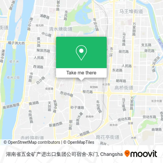 湖南省五金矿产进出口集团公司宿舍-东门 map