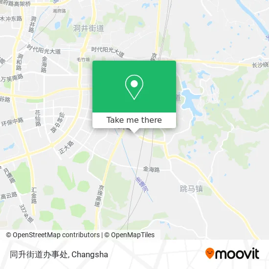 同升街道办事处 map