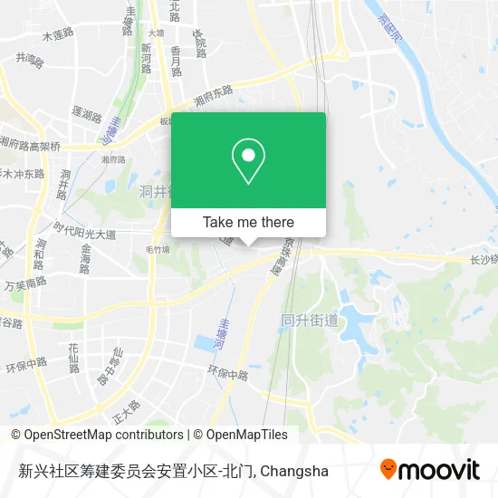 新兴社区筹建委员会安置小区-北门 map