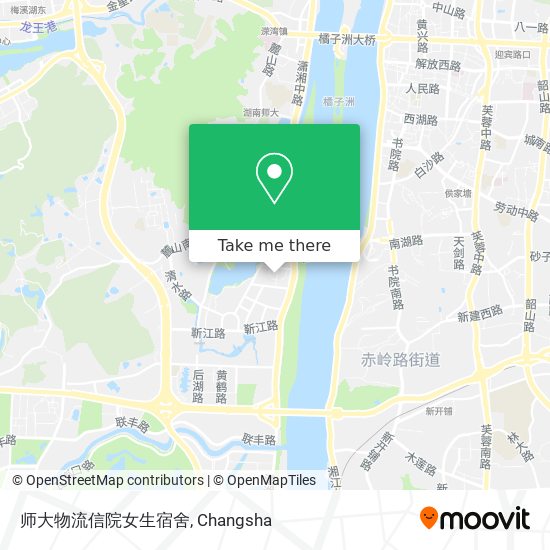 师大物流信院女生宿舍 map