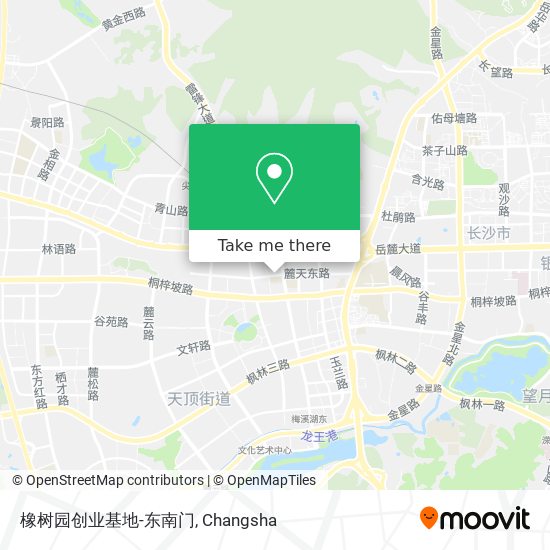 橡树园创业基地-东南门 map