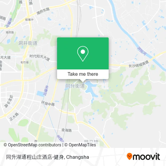 同升湖通程山庄酒店-健身 map