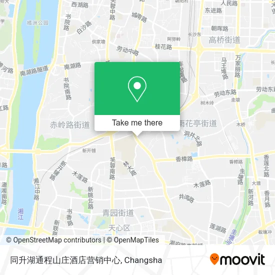 同升湖通程山庄酒店营销中心 map