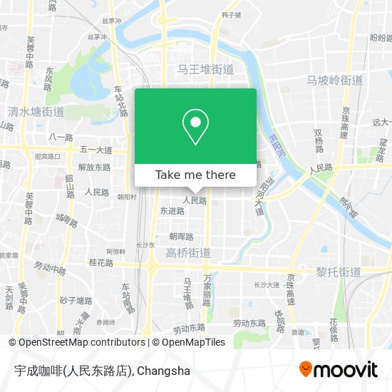宇成咖啡(人民东路店) map
