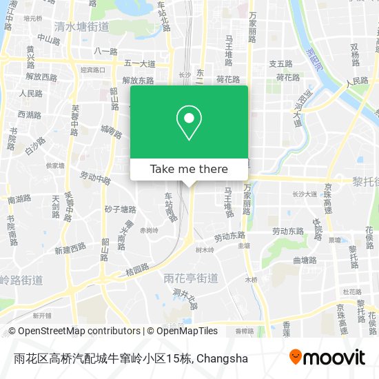 雨花区高桥汽配城牛窜岭小区15栋 map