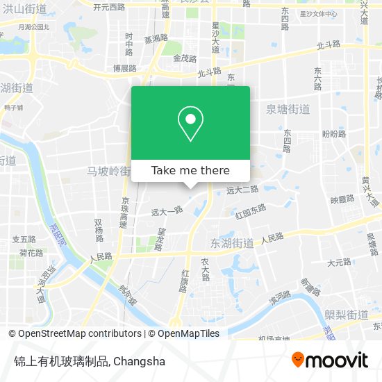 锦上有机玻璃制品 map