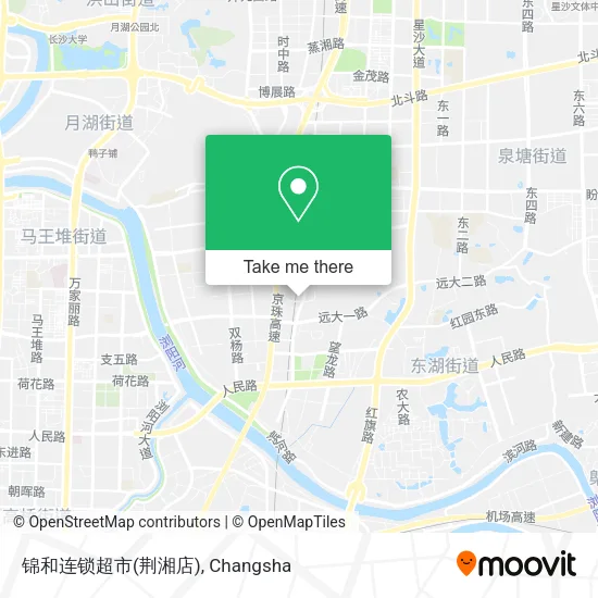 锦和连锁超市(荆湘店) map