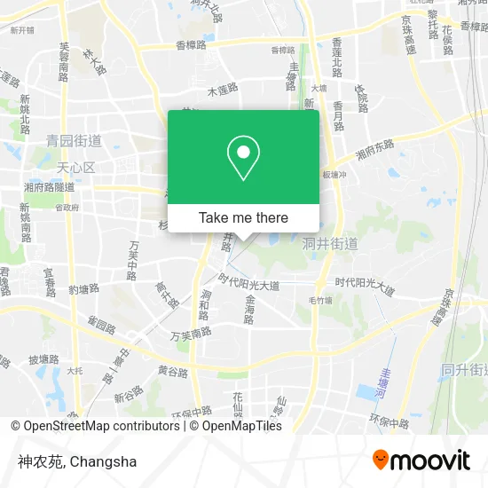神农苑 map
