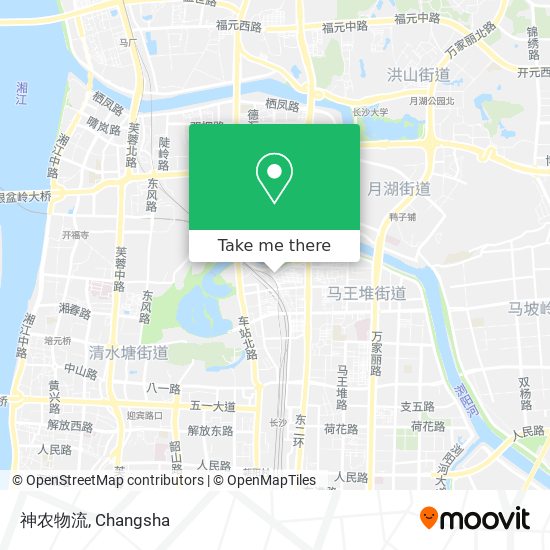 神农物流 map