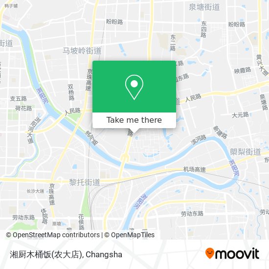 湘厨木桶饭(农大店) map
