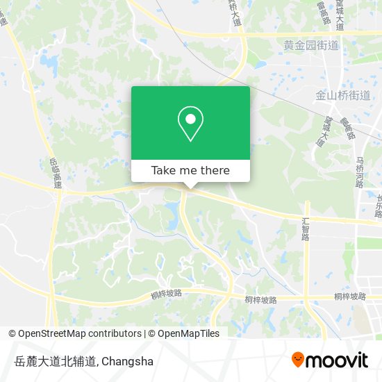 岳麓大道北辅道 map