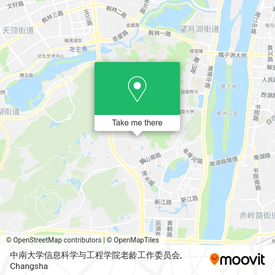 中南大学信息科学与工程学院老龄工作委员会 map