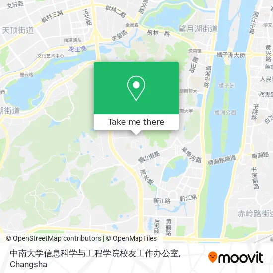 中南大学信息科学与工程学院校友工作办公室 map