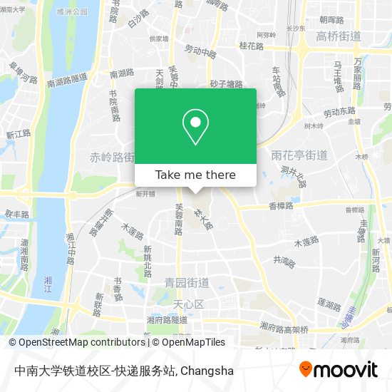 中南大学铁道校区-快递服务站 map