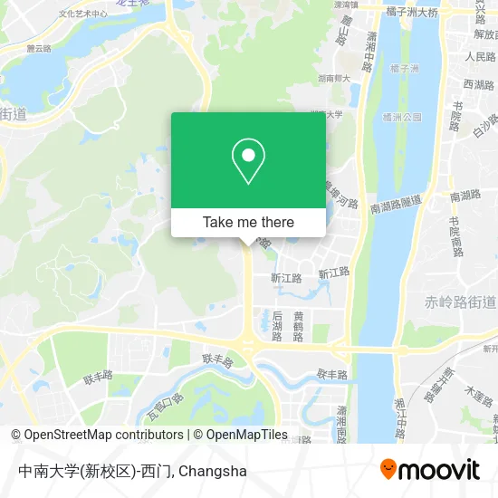 中南大学(新校区)-西门 map