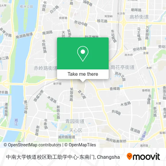 中南大学铁道校区勤工助学中心-东南门 map
