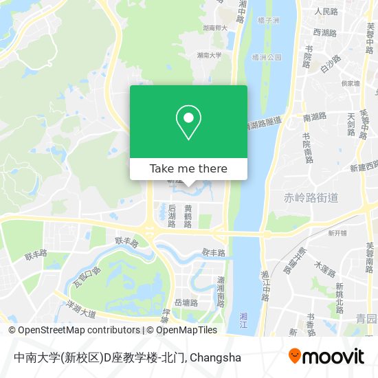 中南大学(新校区)D座教学楼-北门 map