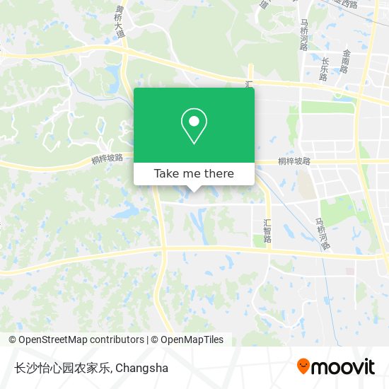 长沙怡心园农家乐 map