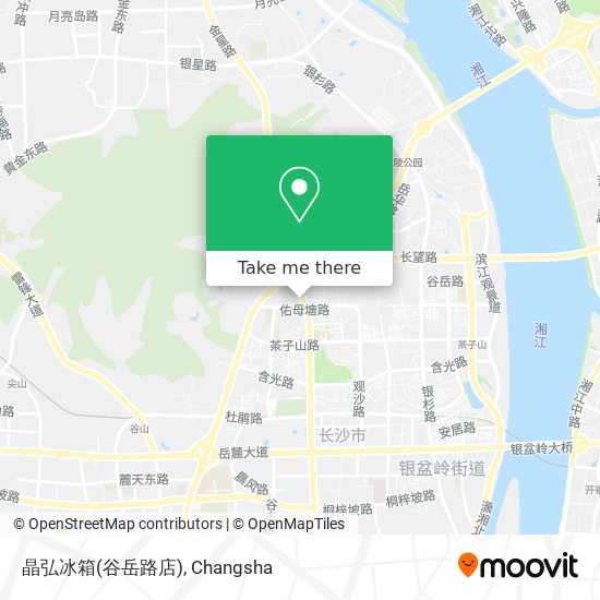 晶弘冰箱(谷岳路店) map