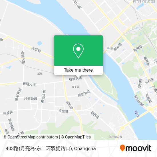 403路(月亮岛-东二环双拥路口) map