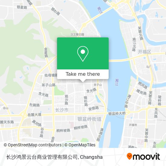 长沙鸿景云台商业管理有限公司 map