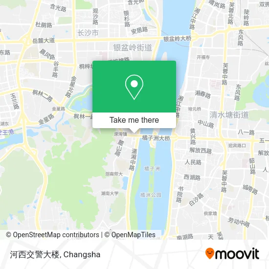 河西交警大楼 map