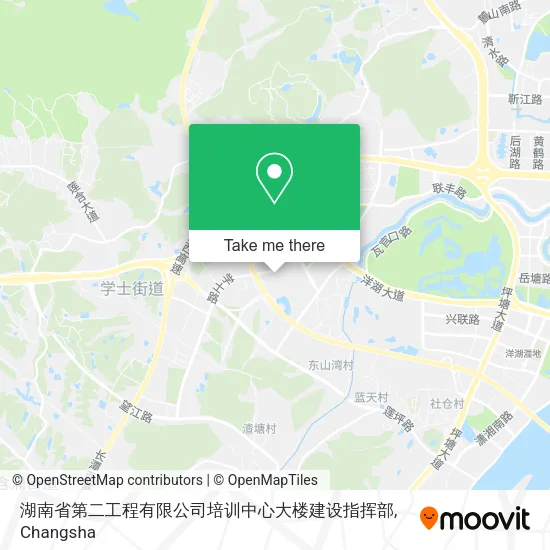 湖南省第二工程有限公司培训中心大楼建设指挥部 map