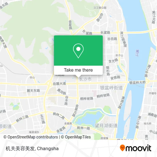 机关美容美发 map
