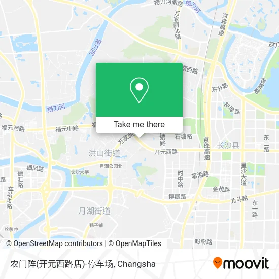 农门阵(开元西路店)-停车场 map