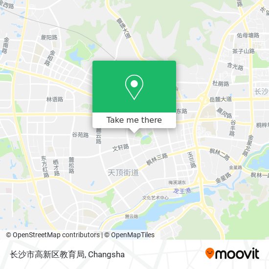 长沙市高新区教育局 map