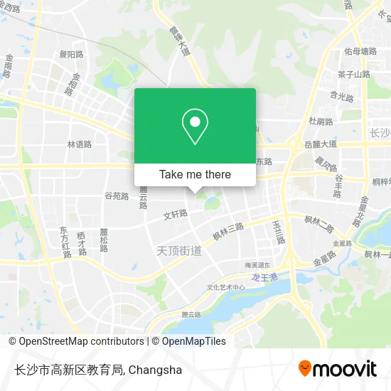 长沙市高新区教育局 map