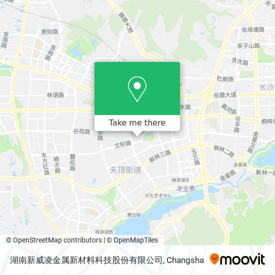 湖南新威凌金属新材料科技股份有限公司 map