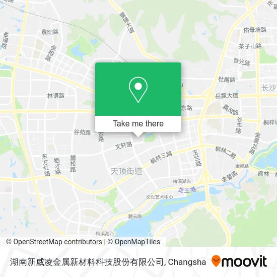 湖南新威凌金属新材料科技股份有限公司 map