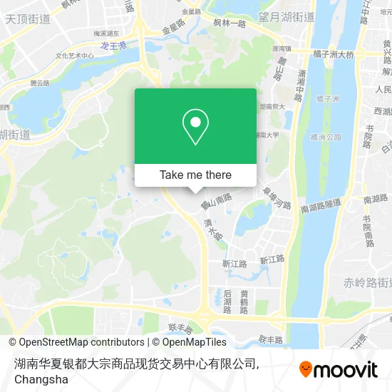 湖南华夏银都大宗商品现货交易中心有限公司 map