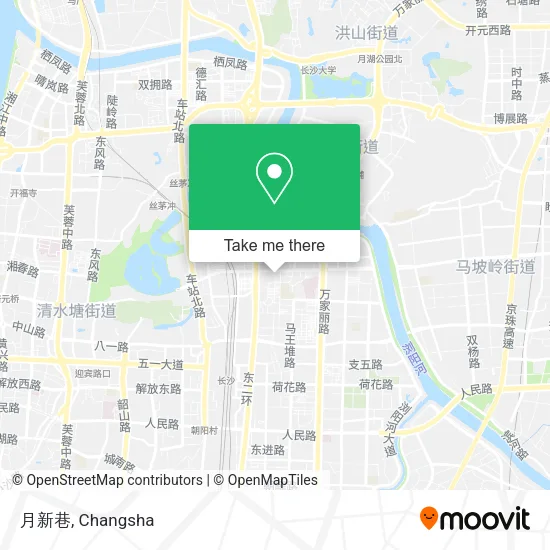 月新巷 map