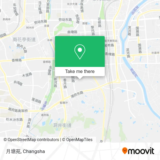 月塘苑 map