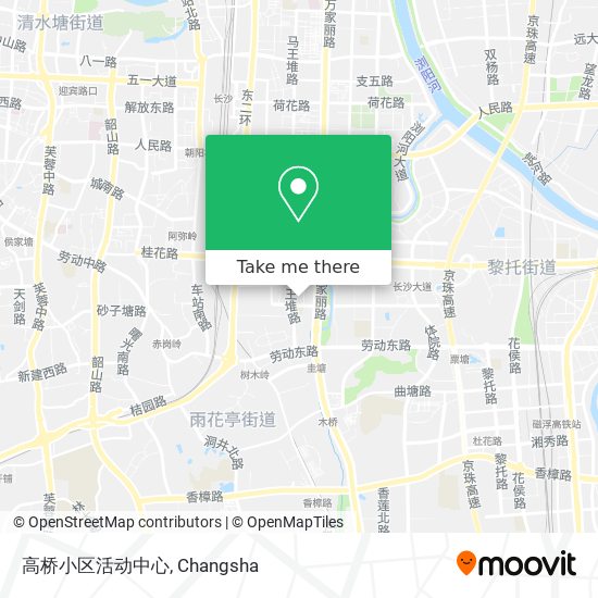 高桥小区活动中心 map