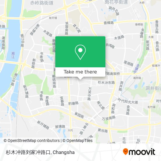 杉木冲路刘家冲路口 map