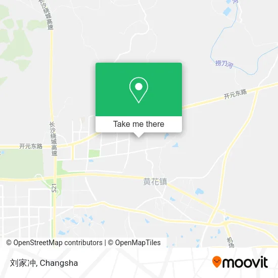 刘家冲 map