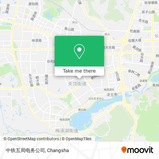 中铁五局电务公司 map