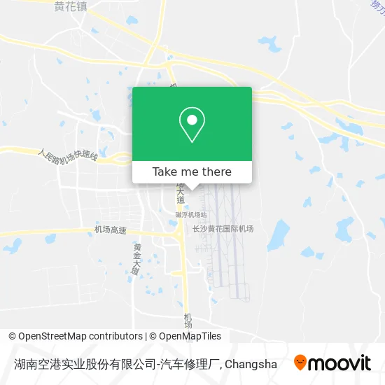 湖南空港实业股份有限公司-汽车修理厂 map