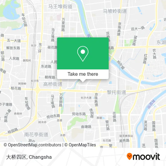 大桥四区 map