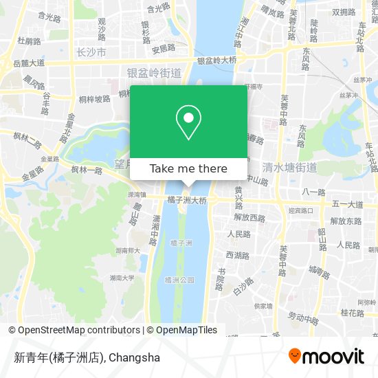 新青年(橘子洲店) map