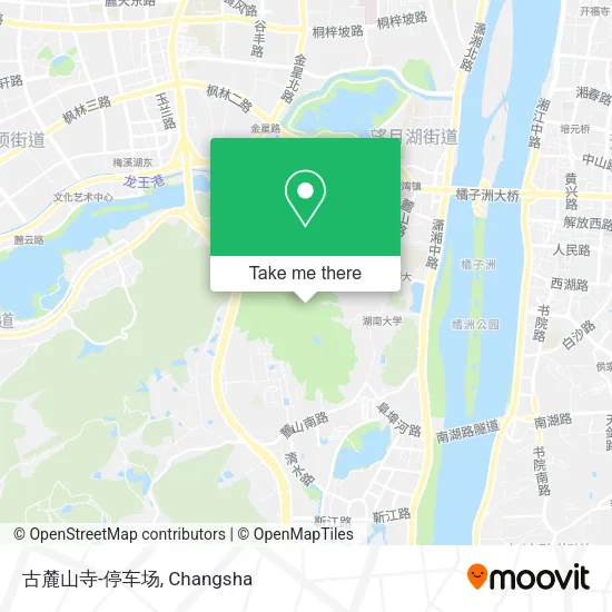 古麓山寺-停车场 map