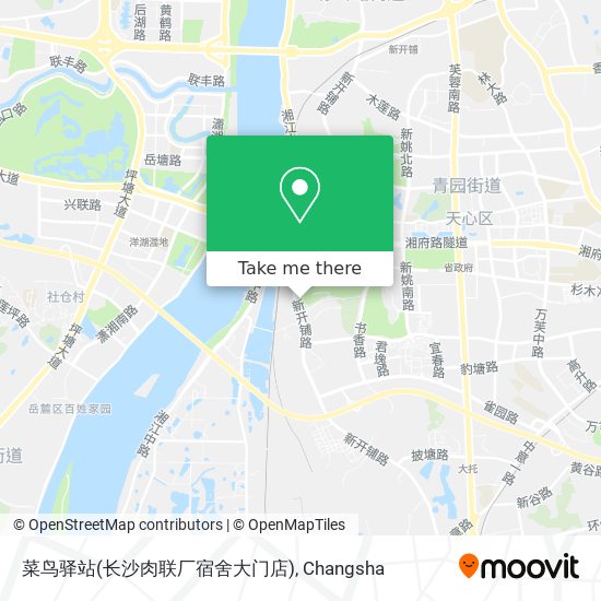 菜鸟驿站(长沙肉联厂宿舍大门店) map