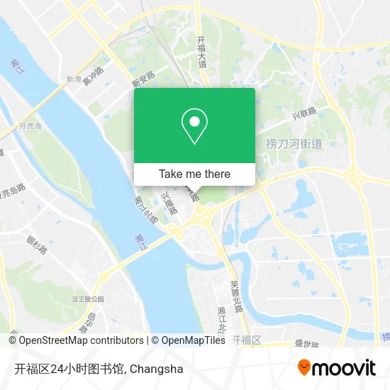 开福区24小时图书馆 map