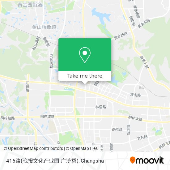 416路(晚报文化产业园-广济桥) map