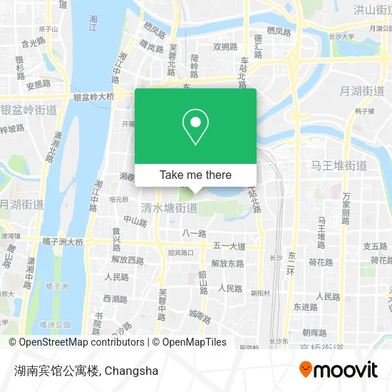 湖南宾馆公寓楼 map